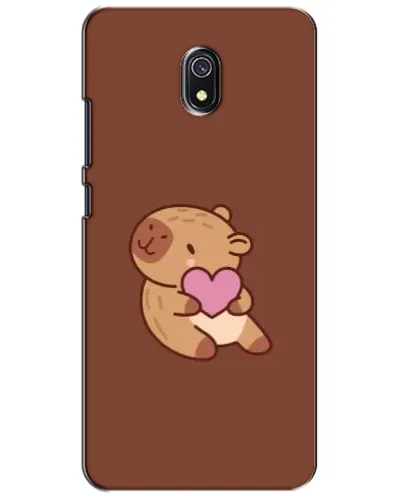 Чохол для Xiaomi Redmi 8A з картинкою «Капібара з серцем»