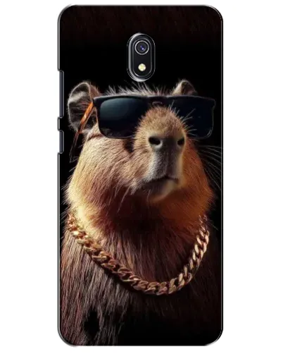 Чохол для Xiaomi Redmi 8A з картинкою «Капібара золотий ланцюг»