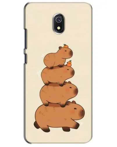 Чохол для Xiaomi Redmi 8A з картинкою «Вежа з капібар»