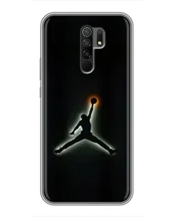 Чехол для Xiaomi Redmi 9 с картинкой «Jordan Gradient Logo»