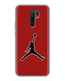 Чехол для Xiaomi Redmi 9 с картинкой «Jordan Red Back»