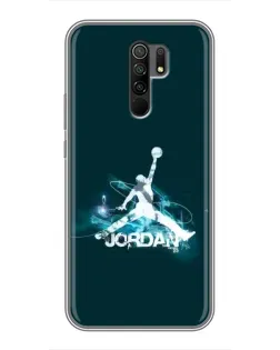 Чехол для Xiaomi Redmi 9 с картинкой «Jordan Blue Fire»