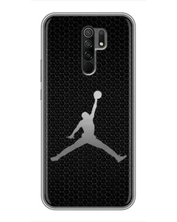 Чехол для Xiaomi Redmi 9 с картинкой «Jordan Dark Carbon»
