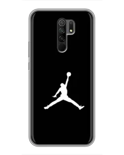 Чехол для Xiaomi Redmi 9 с картинкой «Jordan Silhouette»