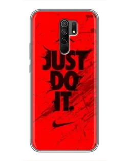 Чехол для Xiaomi Redmi 9 с картинкой «Nike Just Do It»