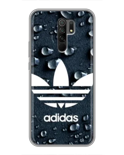 Чехол для Xiaomi Redmi 9 с картинкой «Adidas Trefoil Blue»