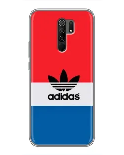 Чехол для Xiaomi Redmi 9 с картинкой «Ретро блоки Adidas»