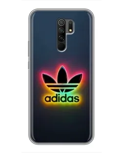 Чехол для Xiaomi Redmi 9 с картинкой «Неоновый Adidas»