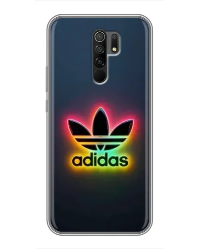 Чехол для Xiaomi Redmi 9 с картинкой «Неоновый Adidas»