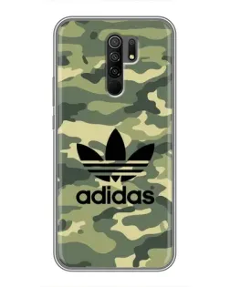 Чехол для Xiaomi Redmi 9 с картинкой «Милитари стиль Adidas»