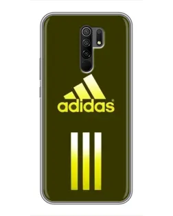 Чехол для Xiaomi Redmi 9 с картинкой «Оливковый градиент Adidas»