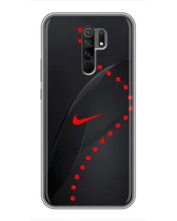 Чехол для Xiaomi Redmi 9 с картинкой «Абстрактный дизайн Nike»
