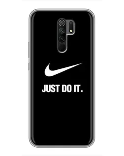 Чехол для Xiaomi Redmi 9 с картинкой «Классический принт Nike»