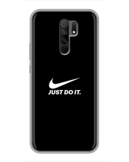 Чехол для Xiaomi Redmi 9 с картинкой «Минимализм от Nike»
