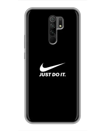 Чехол для Xiaomi Redmi 9 с картинкой «Минимализм от Nike»