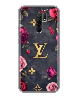 Чехол для Xiaomi Redmi 9 с картинкой «Цветочный Louis Vuitton»