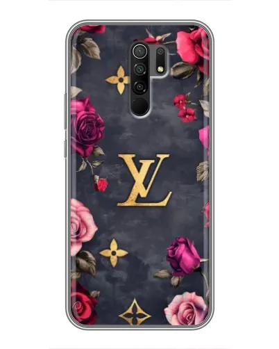Чехол для Xiaomi Redmi 9 с картинкой «Цветочный Louis Vuitton»