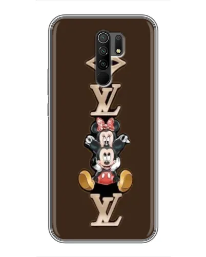 Чехол для Xiaomi Redmi 9 с картинкой «LV и Микки Маус»
