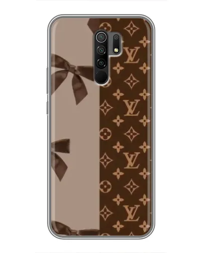 Чехол для Xiaomi Redmi 9 с картинкой «Louis Vuitton — банты»