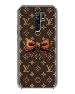 Чехол для Xiaomi Redmi 9 с картинкой «LV с бантом»