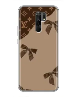 Чехол для Xiaomi Redmi 9 с картинкой «LV — кофейный атлас»