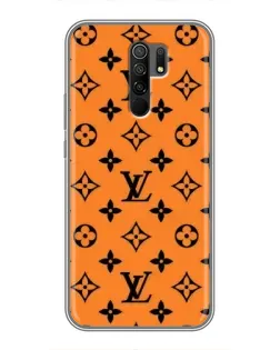 Чехол для Xiaomi Redmi 9 с картинкой «Оранжевый стиль LV»
