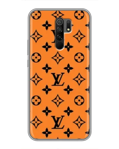 Чехол для Xiaomi Redmi 9 с картинкой «Оранжевый стиль LV»