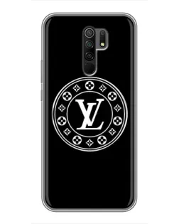 Чехол для Xiaomi Redmi 9 с картинкой «LV — печать стиля»