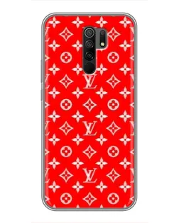 Чехол для Xiaomi Redmi 9 с картинкой «Яркий паттерн LV»