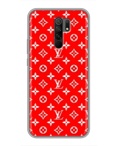 Чехол для Xiaomi Redmi 9 с картинкой «Яркий паттерн LV»