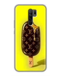 Чехол для Xiaomi Redmi 9 с картинкой «Мороженое от LV»