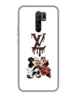 Чехол для Xiaomi Redmi 9 с картинкой «LV и Микки Маус»