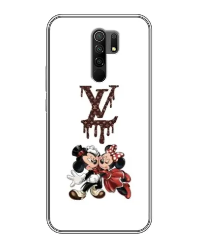 Чехол для Xiaomi Redmi 9 с картинкой «LV и Микки Маус»