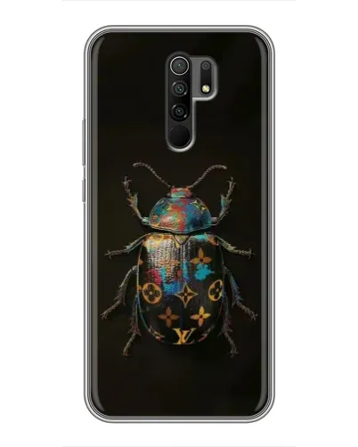 Чехол для Xiaomi Redmi 9 с картинкой «LV — мраморный принт»