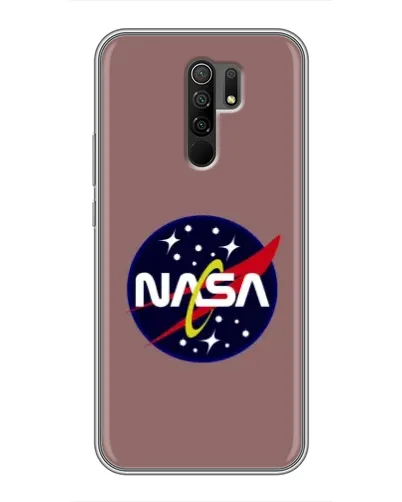 Чехол для Xiaomi Redmi 9 с картинкой «NASA — ретро космос»