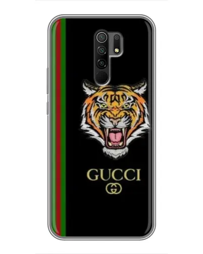 Чехол для Xiaomi Redmi 9 с картинкой «Тигр Gucci»