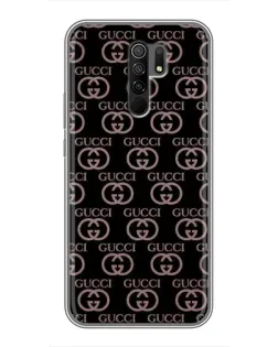 Чехол для Xiaomi Redmi 9 с картинкой «Классическая монограмма Gucci»