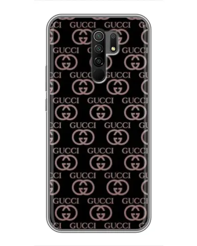 Чехол для Xiaomi Redmi 9 с картинкой «Классическая монограмма Gucci»