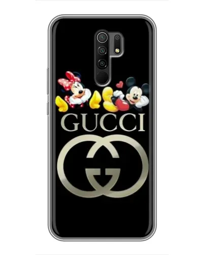 Чехол для Xiaomi Redmi 9 с картинкой «Gucci — герои Disney»