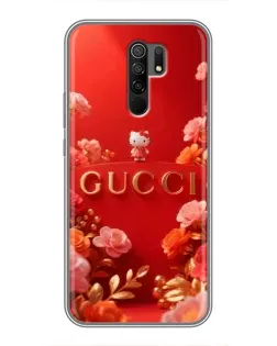Чехол для Xiaomi Redmi 9 с картинкой «Gucci — золотой сад»