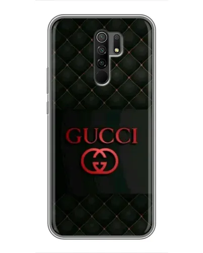 Чехол для Xiaomi Redmi 9 с картинкой «Gucci — стеганый черный»