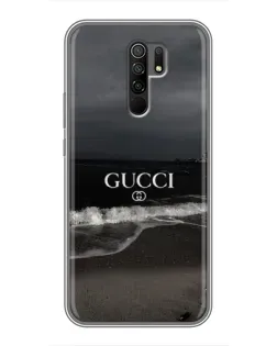 Чехол для Xiaomi Redmi 9 с картинкой «Gucci — морской прибой»
