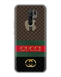 Чехол для Xiaomi Redmi 9 с картинкой «Gucci — брендированный десерт»