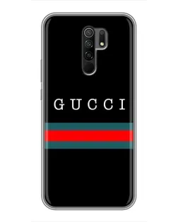 Чехол для Xiaomi Redmi 9 с картинкой «Gucci — красный пояс»