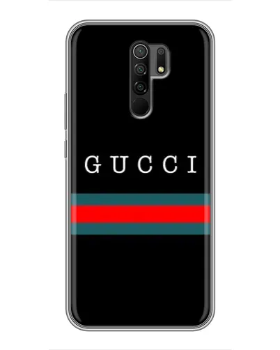Чехол для Xiaomi Redmi 9 с картинкой «Gucci — красный пояс»