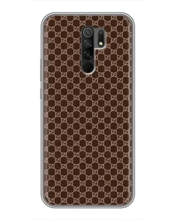 Чехол для Xiaomi Redmi 9 с картинкой «Gucci — шоколадная сетка» Чехол для Xiaomi Redmi 9 с картинкой «Gucci — шоколадная сетка»