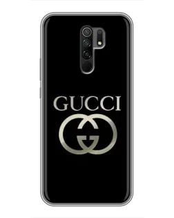 Чехол для Xiaomi Redmi 9 с картинкой «Gucci — золото на черном» Чехол для Xiaomi Redmi 9 с картинкой «Gucci — золото на черном»