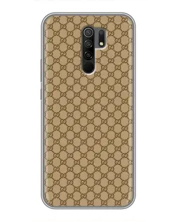 Чехол для Xiaomi Redmi 9 с картинкой «Gucci — классический беж» Чехол для Xiaomi Redmi 9 с картинкой «Gucci — классический беж»