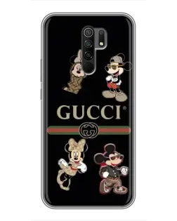 Чехол для Xiaomi Redmi 9 с картинкой «Gucci — герои Disney и монограмма» Чехол для Xiaomi Redmi 9 с картинкой «Gucci — герои Disney и монограмма»