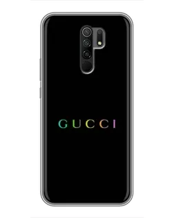 Чехол для Xiaomi Redmi 9 с картинкой «Gucci — неоновый минимализм» Чехол для Xiaomi Redmi 9 с картинкой «Gucci — неоновый минимализм»
